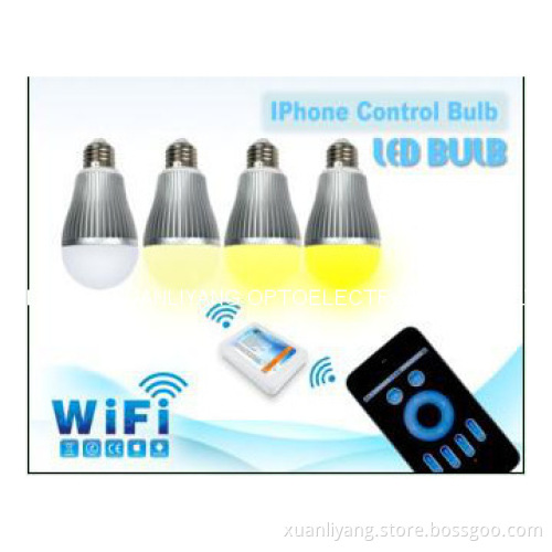 wifi control LED bulb CRI:80 E27/B22 /E26